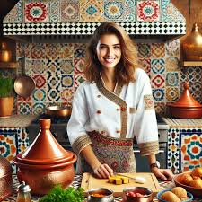 Chef marocain préparant un plat